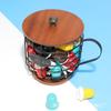 Nordic INS Metal Storage Basket with Lid Handle, Coffee Capsule Fruit Snack Organizer