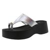 Thick-soled heel cover toe cool slippers women's summer wear 2025 new models with skirts beach sandals flip-flops
