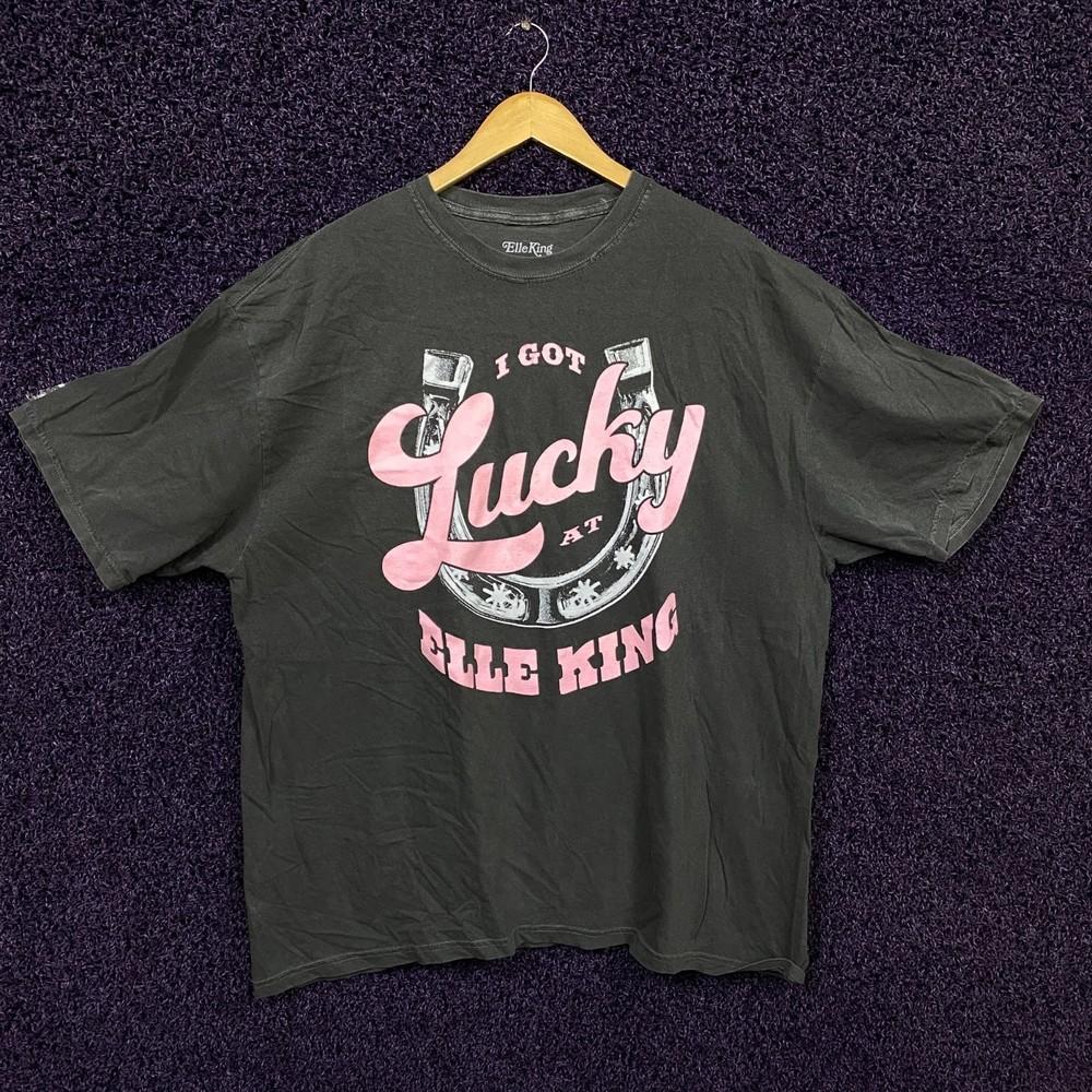 

I Got Lucky at Elle King Double Sided Tour Tshirt size 2XL Unisex T-Shirt XXXXL