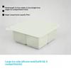 Large Ice Cube Mold with Lid Stackable Soft Silicone Square Tray for Cocktails  Camping Use