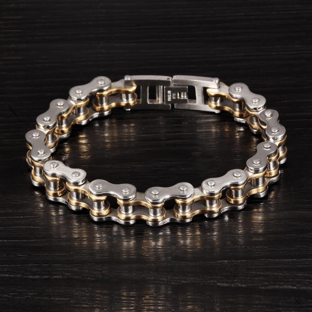 LUXY MOON Bracelet Men's Bracelet Rock Personalized Motorcycle Chain Bicycle Bracelet