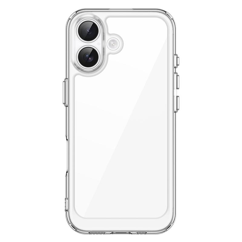 For iPhone 17 Case For Apple iPhone 17 Air iPhone 17 Pro Max Cover Funda Shockproof Clear PC + Silicone Protective Phone Cover