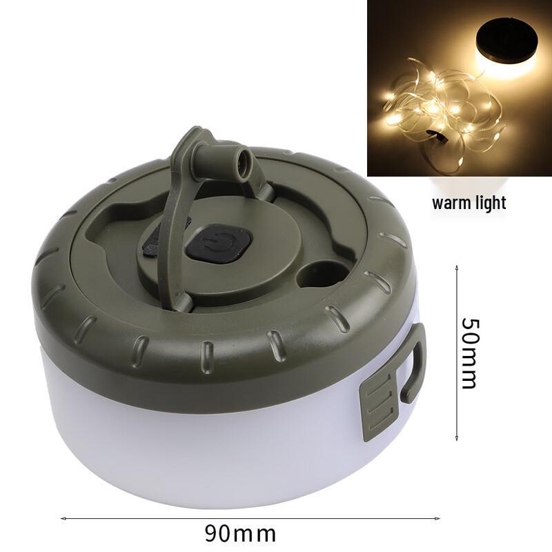 Portable USB Solar Retractable Camping String Light
