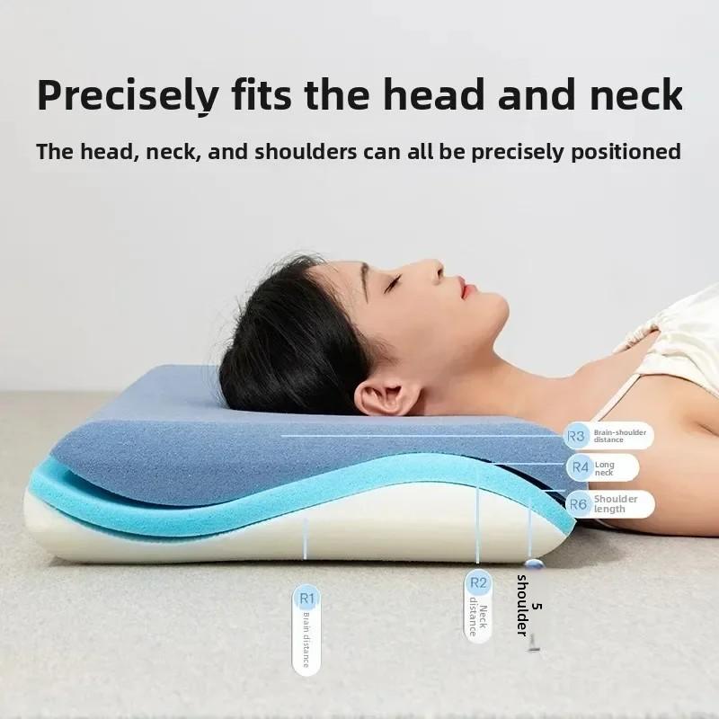 3.0Pro Memory Foam Pillow Adult Hotel-Style 3rd Gen Cervical Support Deep Sleep Sleep Aids with Moudou Pillowcase