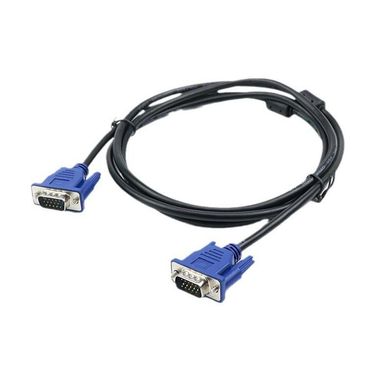 High-Definition VGA 3+6 Cable for Computer, PS5, Monitor, TV, Projector