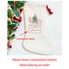 Personalised Name Santa Sack Christmas Stocking Toy Sack Merry Xmas Eve Holiday Decoration Santa Claus Family Children Present