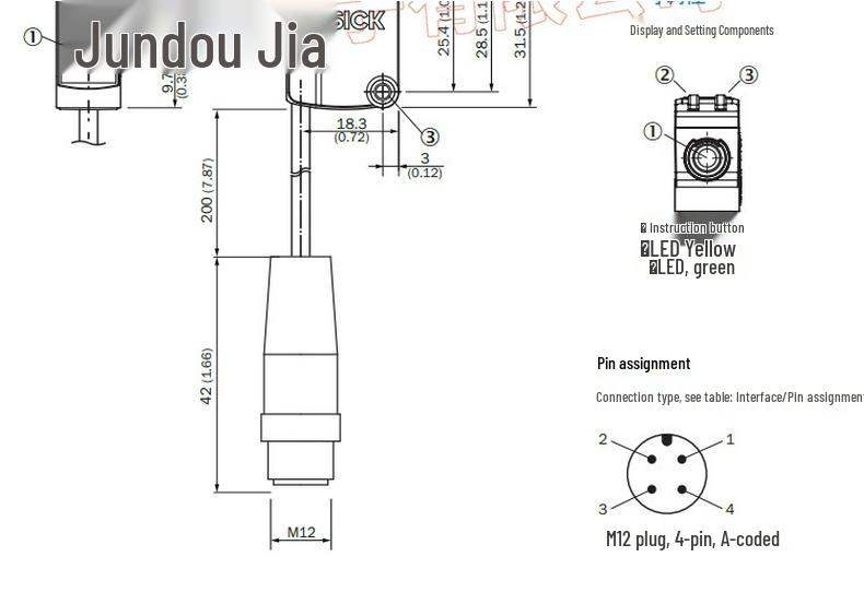 Brand New KTM-WP11182P Color Mark Sensor - Replaces KT3W-P1116 with PNP Output, Original and Genuine.