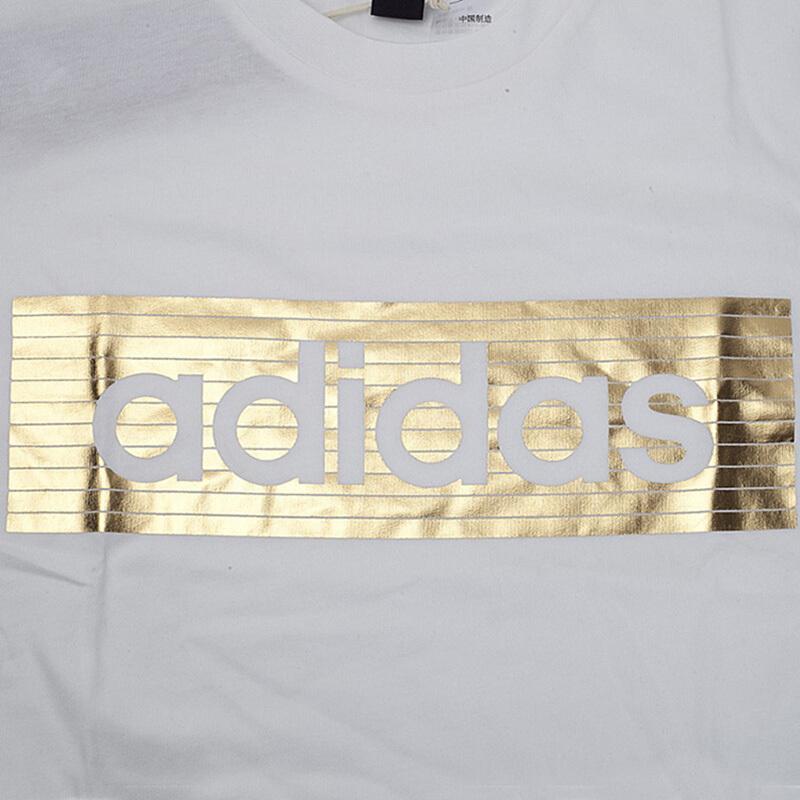Adidas Comfortable Casual Skin-Friendly Short Sleeve T-Shirt Men Tops White CD1094