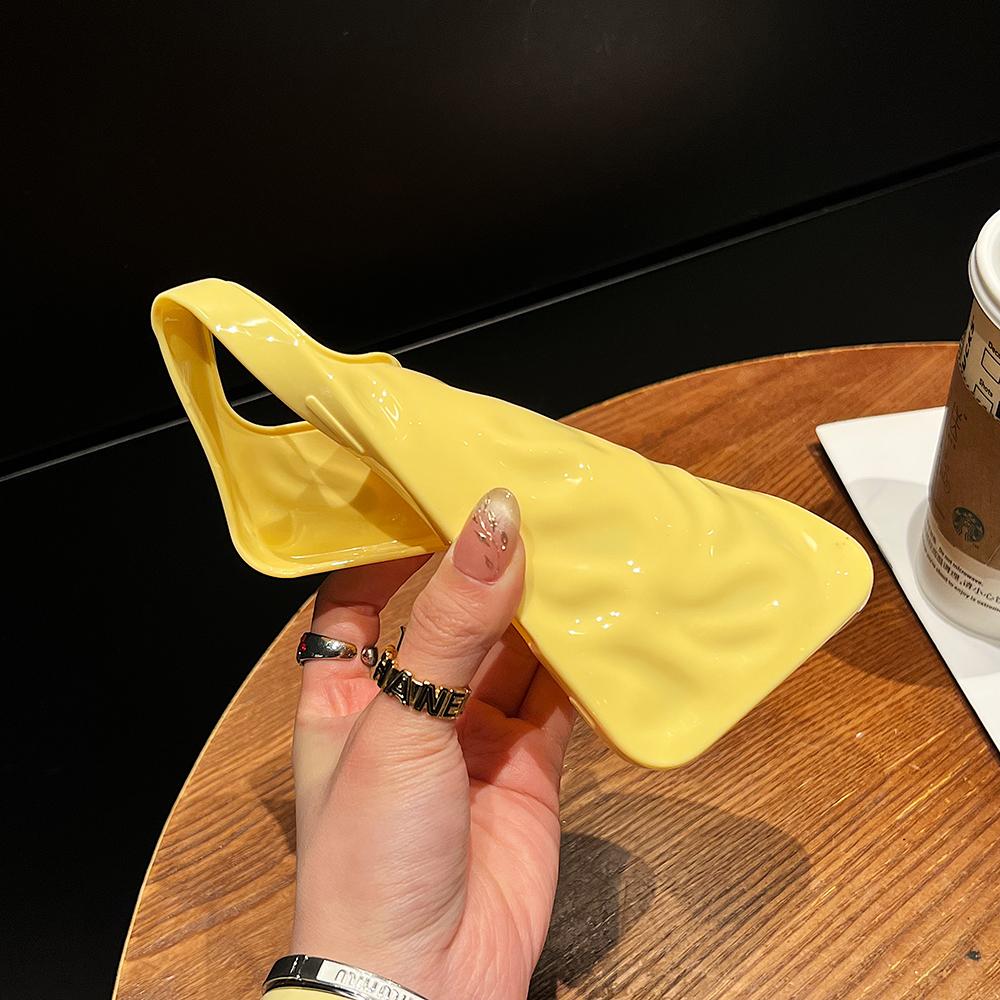 Luxury Glossy Candy Color Silicone Soft Case For iPhone 16 15 14 Plus 13 12 11 Pro Max Anti-Slip Lines Cover Shockproof Shell