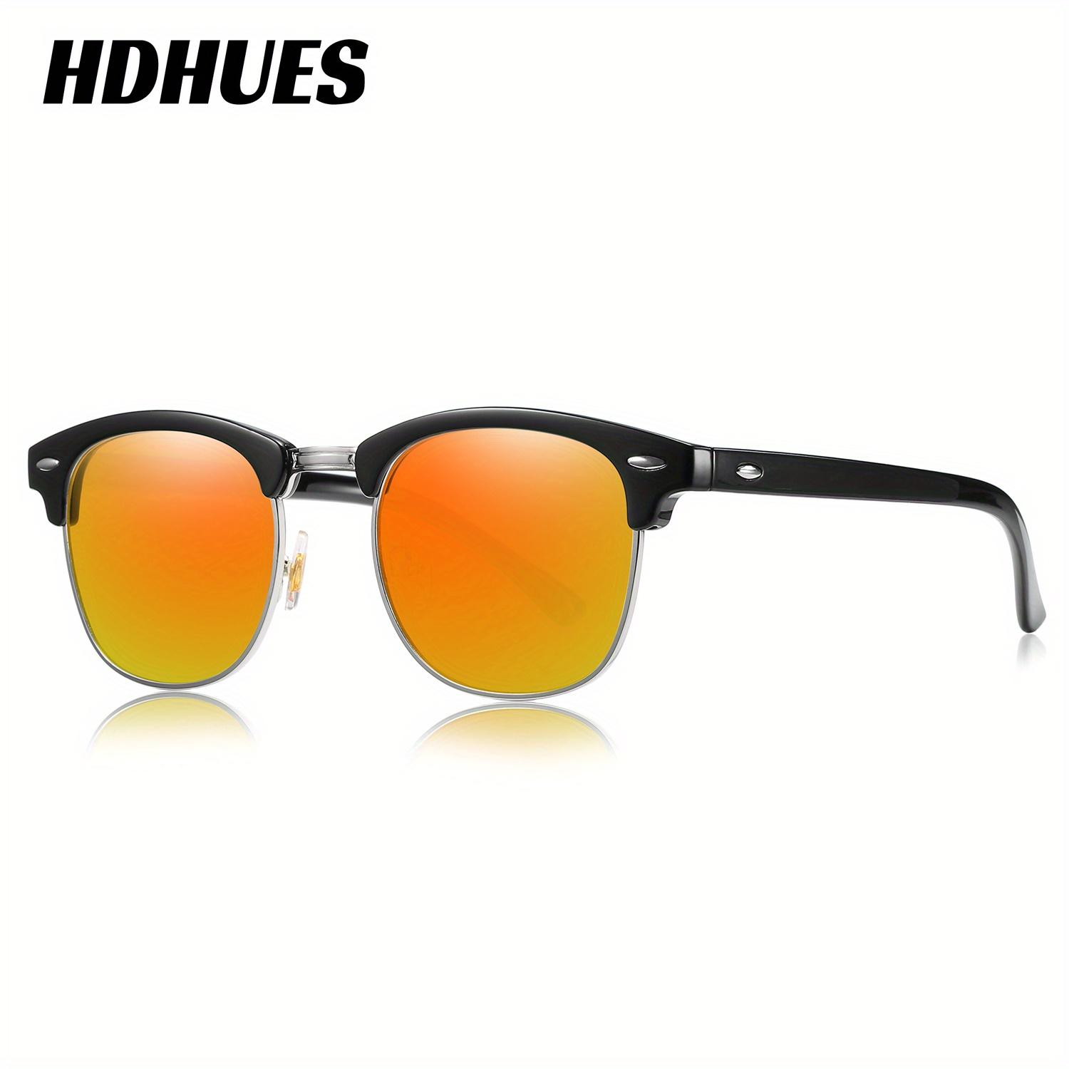 HdHues Унисекс Квадратные пластиковые поляризованные модные солнцезащитные очки — фото 10