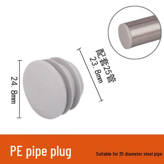 25 Stainless Steel Two-Way Connector Clips for Pipe Shelving and Clothes Drying Rack Accessories