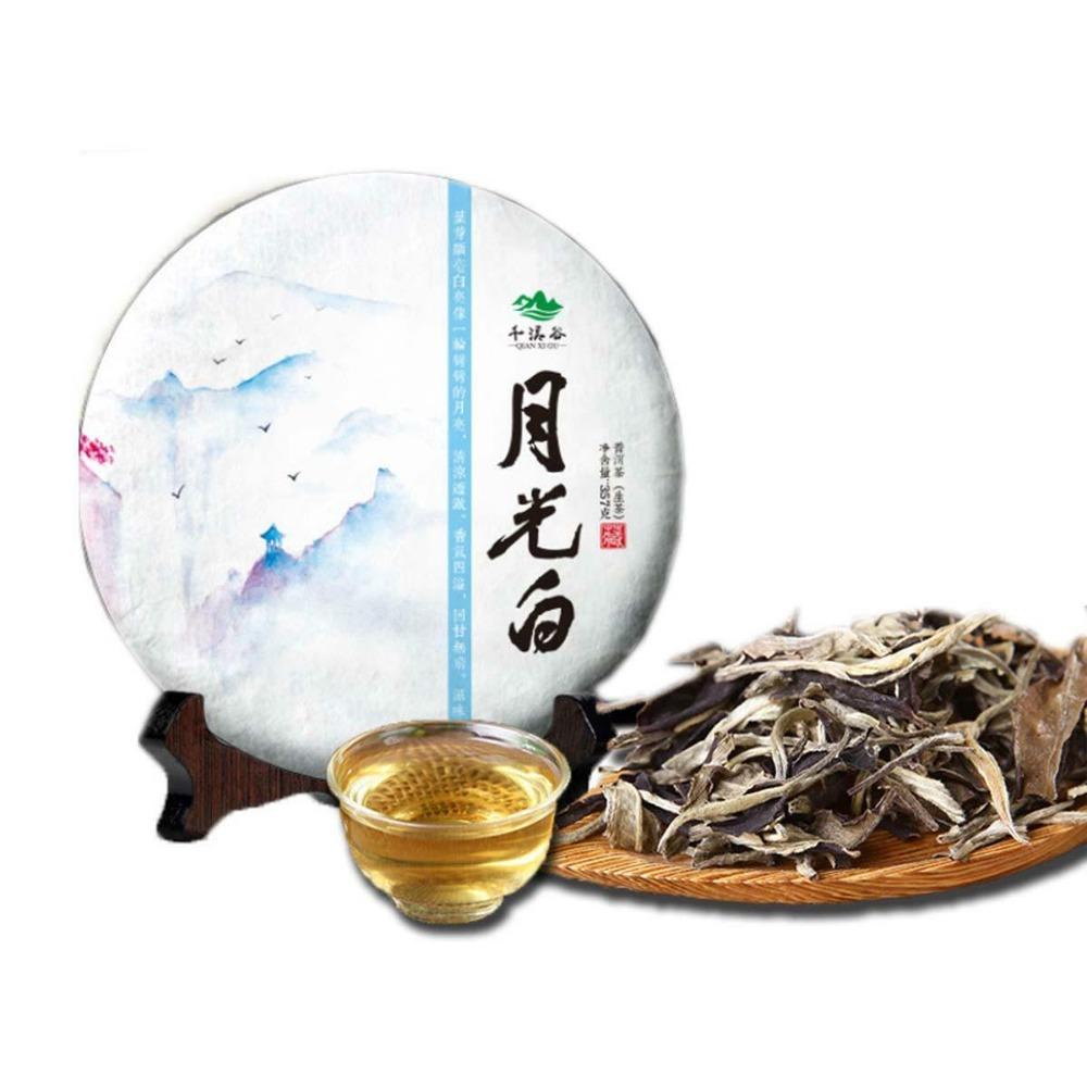 357g Puerh Tea Cake Moonlight White Herbal Energy Drink 01