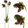 25 Inch Large Carnivorous Flower Garden Stake Resin Venus Flytrap Monster Plant Sculpture Fun Outdoor Decorative Art Home Decor