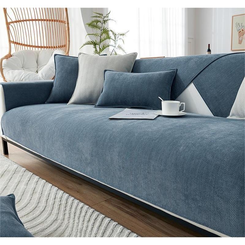 Chenille Light Luxury High-End Sofa Cushion Cushion Cover Cloth Four Seasons Universal Non-Slip All-Inclusive Universal Cover Sofa Cover Slipcover