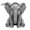 Animal Shape Desk Decor Elephant Glasses Holder, 3D Printed Geometric Eyeglass Display Office Accessories Organizer, Decorative Desktop Ornament