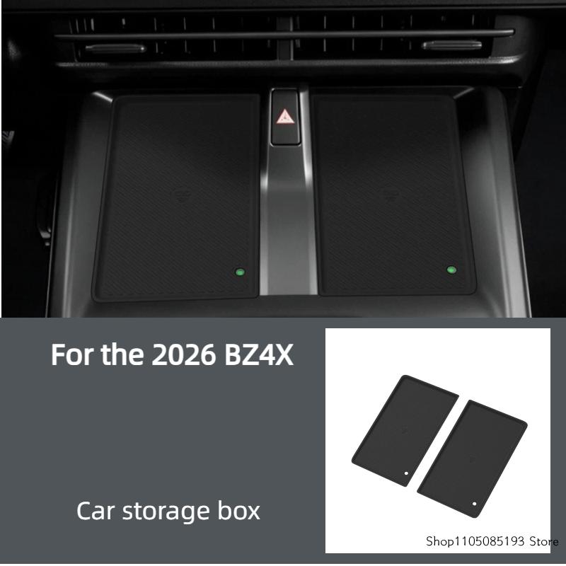 Suitable for the 2026 BZ4X central control phone wireless charging silicone pad, car storage pad, non-slip mat, interior trim