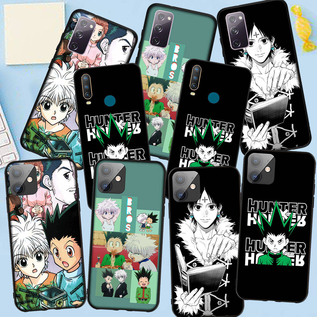 Phone Case for Samsung Galaxy S25 S24 S23 iPhone 16 15 Xiaomi Redmi Note 14 13 12 16E X 11 Pro Max OPPO Moto Huawei Killua Hunter X Hunter Gon Freecss