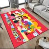 1 stuks Mickey-Muis-en-Minnie-(30)_01 Vloerkleed, Slaapkamer en Speelkamer Duurzaam, Vlekbestendig en Makkelijk Schoon Te Maken, Woonkamer