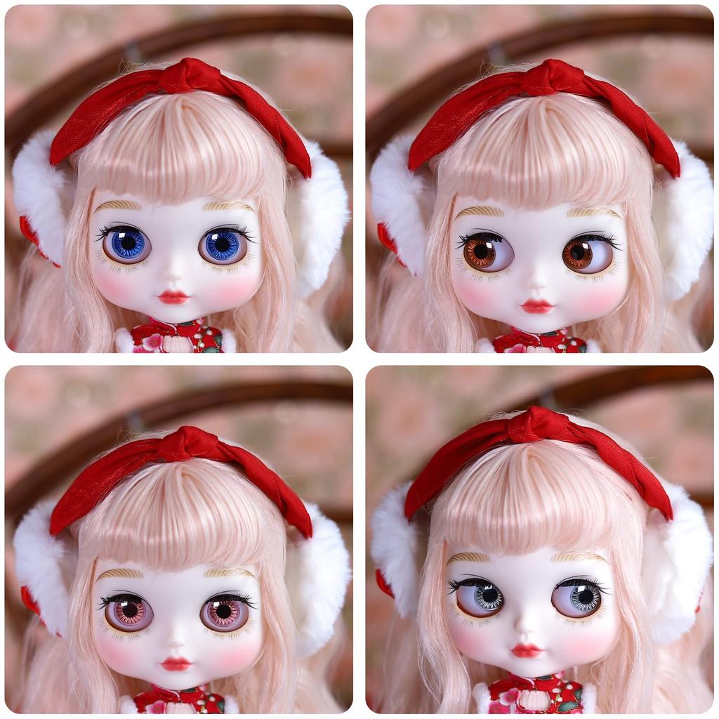 ICY Fortune Days 30cm Puppenkörper Niedliche Übungspuppe BJD mit Augen, Perücke und Handwechseln Nur, 4-Farbwechsel, Wechsel, (17)