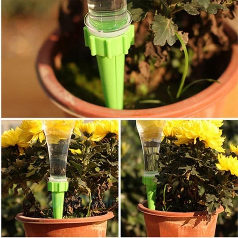 4 Pack Automatic Watering Irrigation Spikes Garden Plants Flowers Drip Sprinklers Agriculture Tools