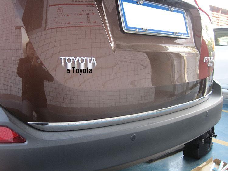 RAV4 Heckklappe Untere Dekorative Edelstahl Chromleiste Modifikation (Modell 2016)