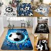 3D Labda Foci Szőnyeg Nappali Padlószőnyeg Csúszásmentes Hálószoba Lábmatrac Mosható Otthoni Előszoba Terület Dekor Szőnyeg Gyerekszoba Játékszőnyeg