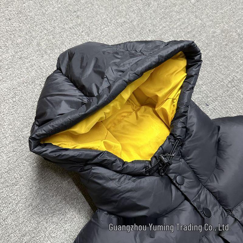 Giacca in Cotone Corteiz Alcatraz con Ricamo e Collo Alto - Cappotto Spesso Color Block Autunno/Inverno