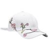 Baseballmütze mit Pfirsichblütenstickerei für den Sommer im koreanischen Stil für Damen, Freizeitmütze mit Entenzunge, Sonnenschutzkappe, Sonnenschirmhut