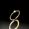 925 Silver-Plated Diamond Pinky Ring for Women - Niche Design, Minimalist Style, Light Luxury