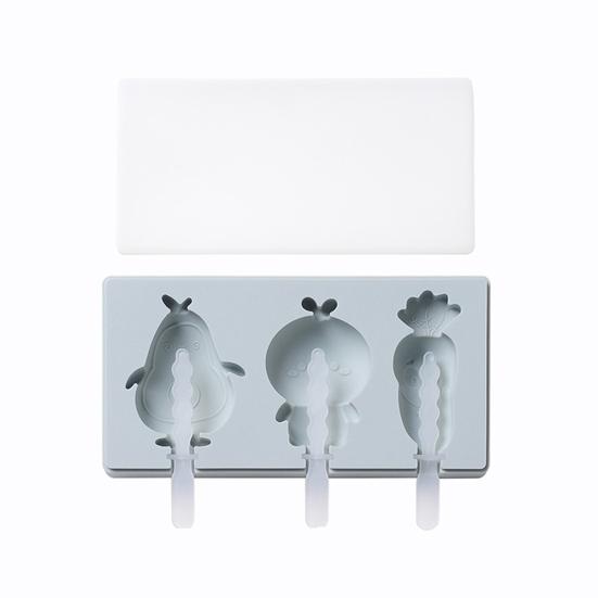 

Чистые продукты Кактус Морковь Ракета Олень Мороженое Леденец Форма с крышкой Силиконовая форма «сделай сам» Инструмент Vegetable Fruit синий