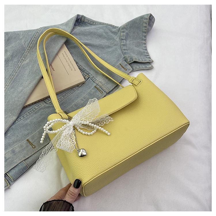 Foreign sense niche wing bag women's new Korean version simple fashion tote bag casual commuter underarm shoulder bag