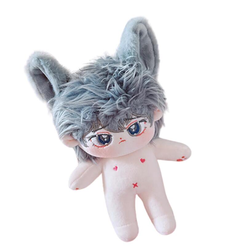 20cm Cotton Doll Plush Toy With Two Sets Of Clothes Keep Warm Shortcut Sweatshirt And Pants