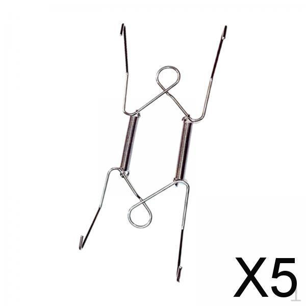 

5x Plate Hanger for Wall ,Dish Display Holders, , Invisible Wire Holder,Plate Spring Hook