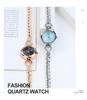 Women's Elegant Fashion Quartz Steel Band Bracelet Watch