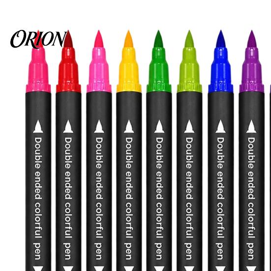 Professional Nail Design Tools 12Pcs 24 Colors Dual Ended Art Pen Set, Markers with DIY Manicure Supplies Fine & Wide Tips, Quick?Dry Painting