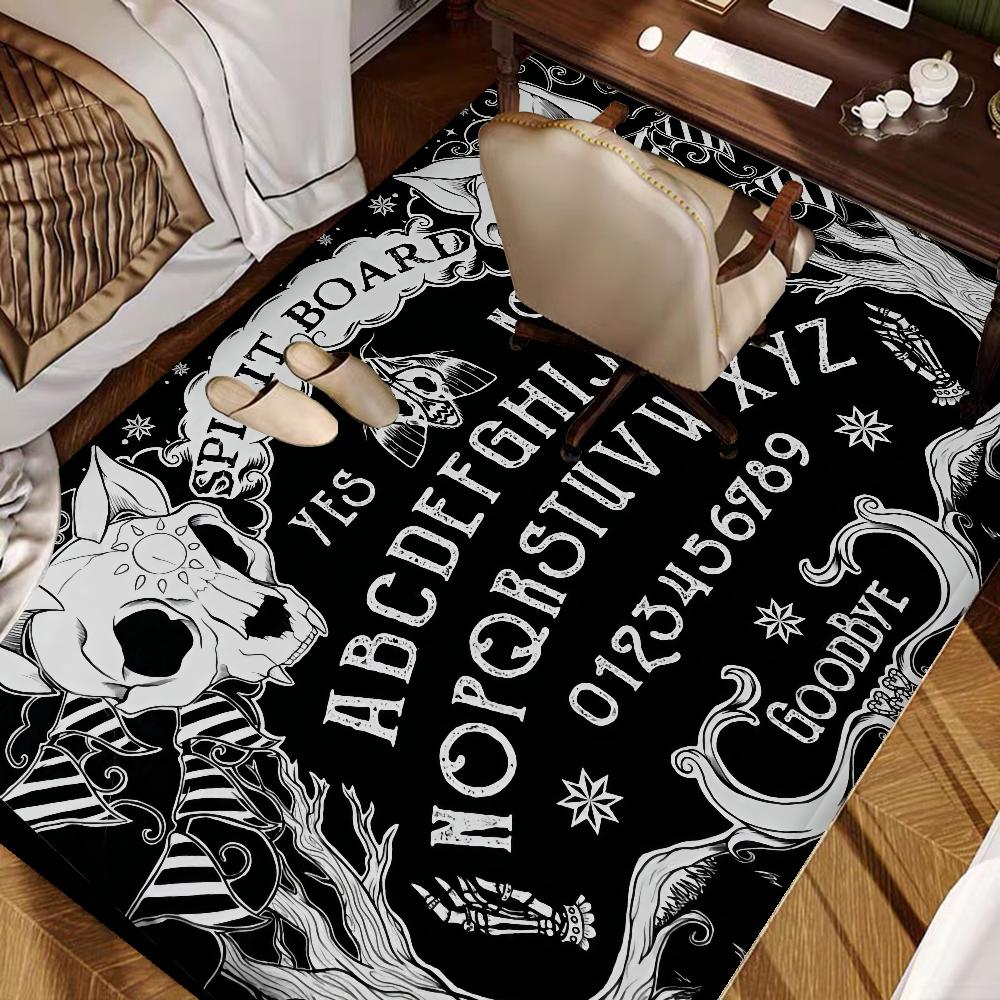 Ouija Board Long Rugs Nordic Style Home Doormat Bathroom-Toilet Mats Bedroom Bedside Area Rugs
