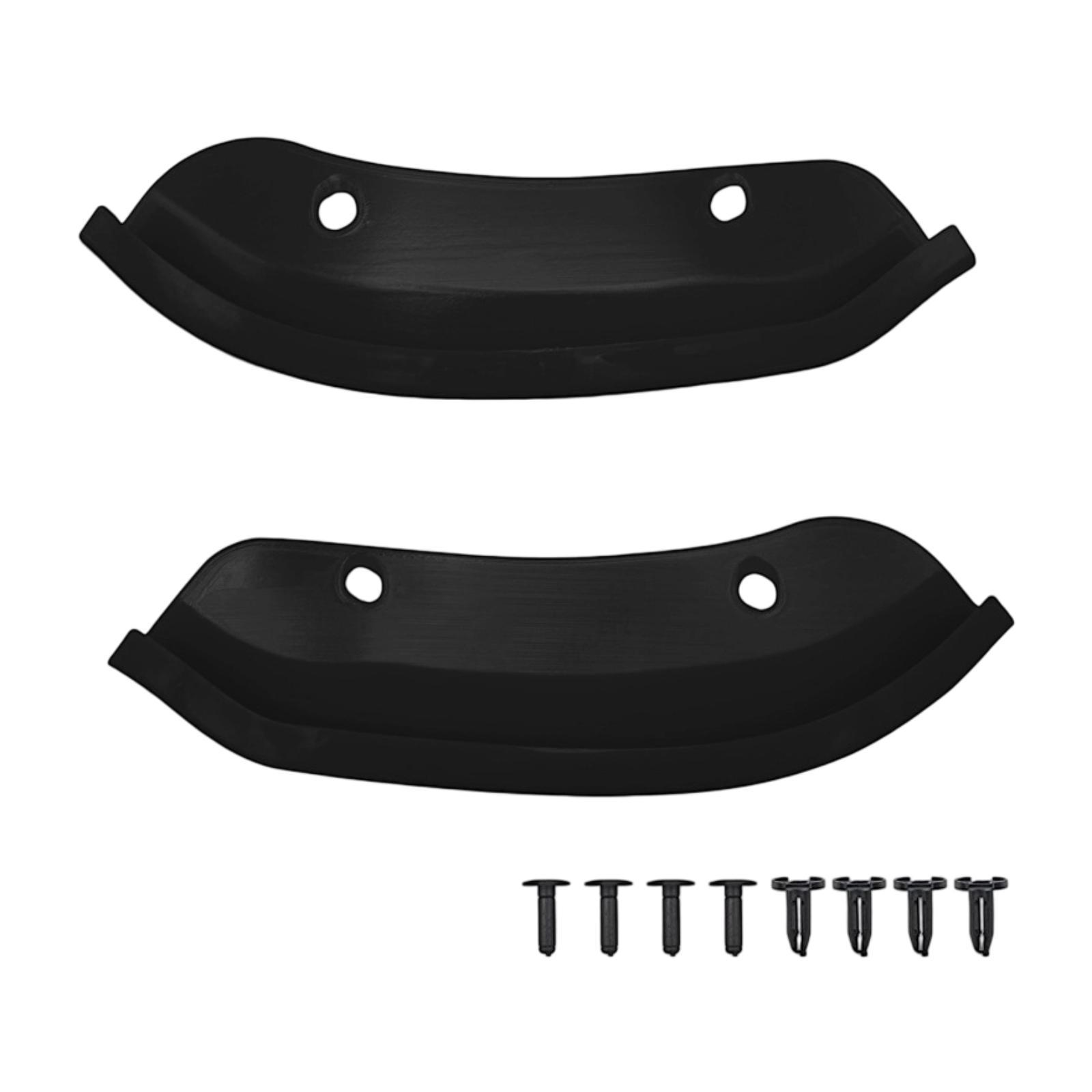

Front Bumper Lip Spoiler Splitter PP Plastic Universal Front Lip Protector Car Exterior Trim for Vehicle Decoration