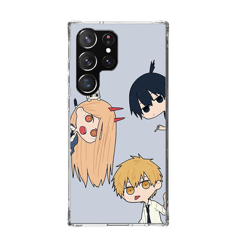 C-Chainsaw Mans Cute Phone Case For Samsung Galaxy S26 S25 Edge S24 S23 FE S22 Ultra S21 Plus S20 + Fundas Cover Coque Galaxy S2