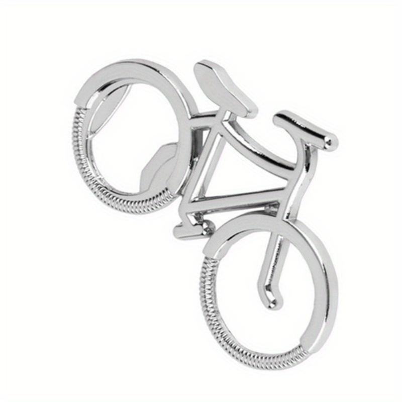 Corkscrew Metal Keychain,Stainless Steel Bike Shape Bottle Opener,Creative and Funny for Beer,Wine,Juice Opening,Kitchen Gadgets