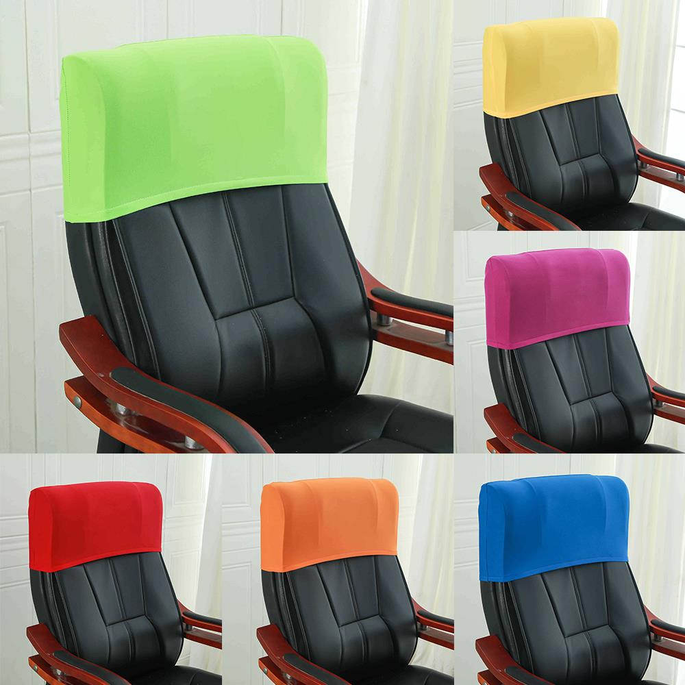 Elastic Office Chair Backrest Cover Chair Back Protector Backrest Slipcover Dust-proof Chair Back Covers Chair Head Pillowcase