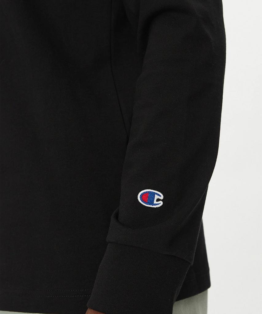 CHAMPION Reverse Weave Loose Fit Long Sleeve T-Shirt Black