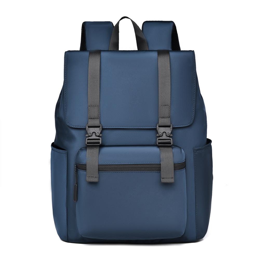 Simple and Fashionable Backpack Large Capacity Trendy Leather Laptop Bag College Student Casual Backpack