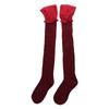 Man Women Fashion Winter Cable Knit Over Knee Long Boot Thigh-High Warm Socks Leggings