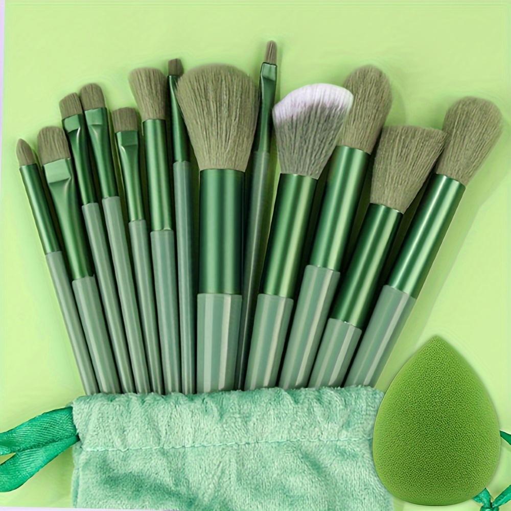 Makeup Brush Set Soft Fluffy Professional Cosmetics Foundation Powder Eyeshadow Kabuki Mixed Makeup Brush Beauty Tools Makeup Sponge Storage Bag