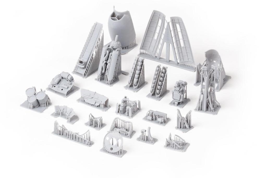 Eduard 1/48 Brassin P-40E Engine (for Eduard) Plastic Model Parts EDU6481069 (Airplane)