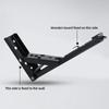 8/10/12/14Inch Triangle Folding Angle Bracket Adjustable Wall Mounted Shelf Brackets Heavy Duty Metal Collapsible Shelf Bracket