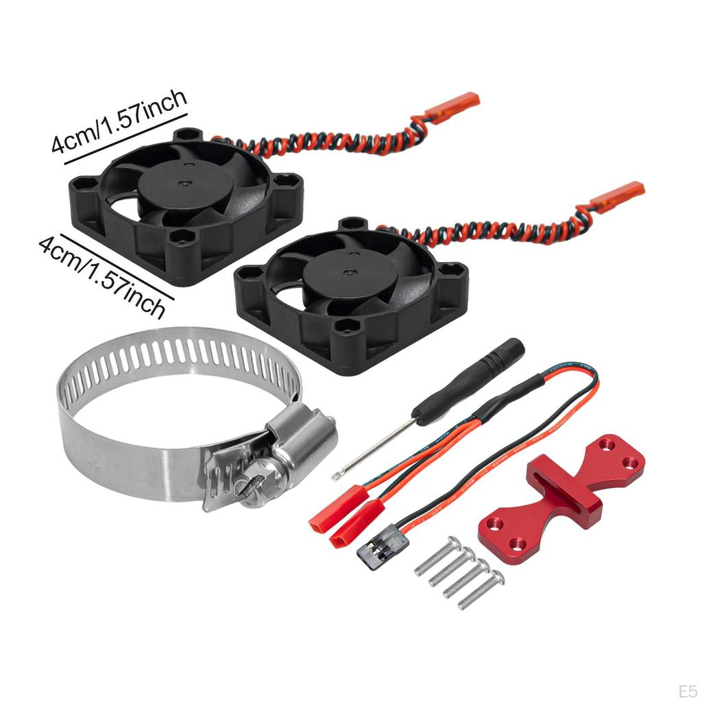 Pp RC Motor Heat Sink Kit 10800RPM for 1/7 1/8 1/10 Scale Vehicles Efficient Sturdy Repair Parts