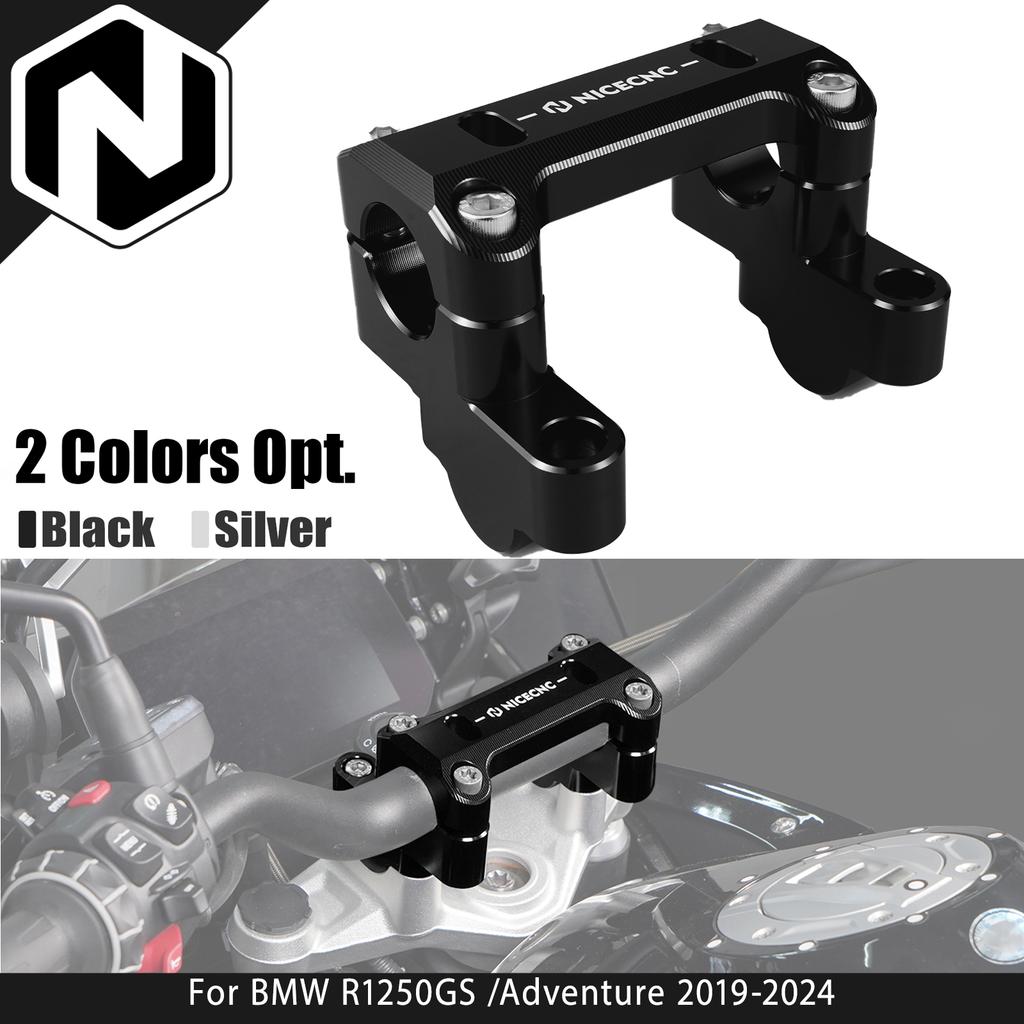 For BMW R1250GS Adventure 2019-2024 NICECNC Handlebar Riser For BMW R1250GS 2019-2023 BMW R1200GS /R1200GS Adventure 2014-2018