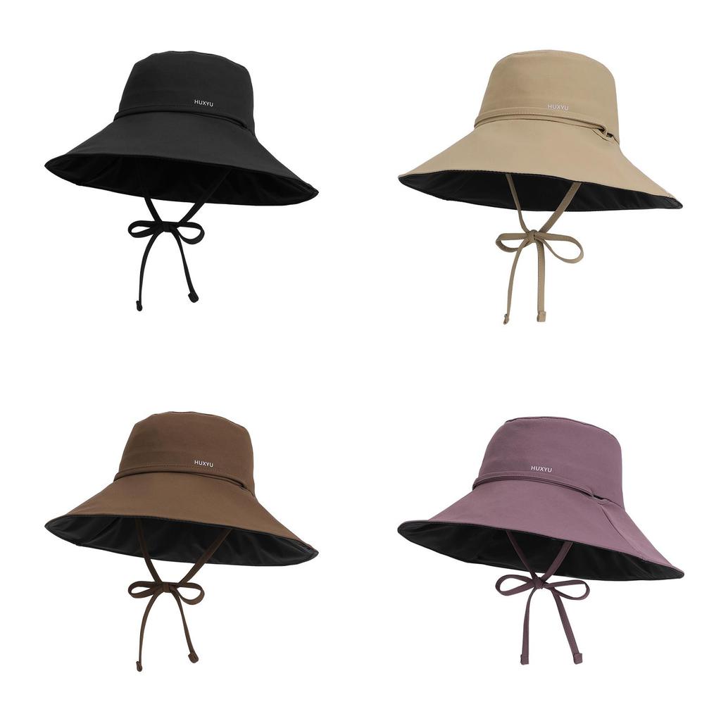 Outdoor Sun Hat For Women With Wide Brim Uv Protection Foldable Summer Travel Cap