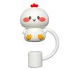 Dust-Proof Straw Cover 10mm Straw Tips Cartoon Straw Cap  Drinking